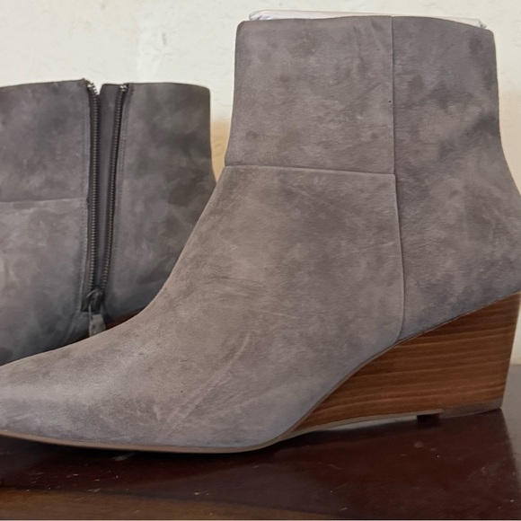 Cole Haan Shoes - Cole Haan Suede Wedge Bootie NWOB Size 10B